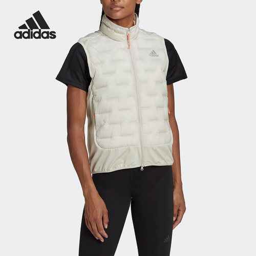 Adidas/阿迪达斯正品春季新款女子跑步运动修身棉马甲HM3891