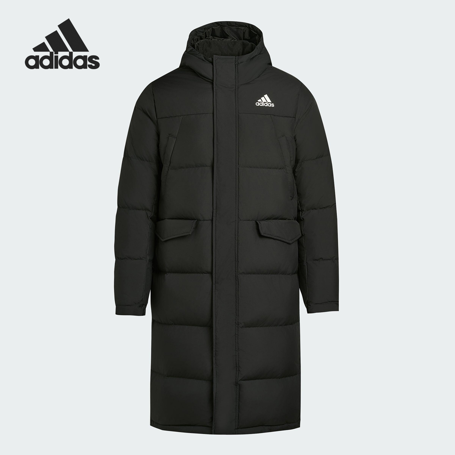 Adidas/阿迪达斯正品LONG DOWN PARKA男士保暖羽绒服KE5405