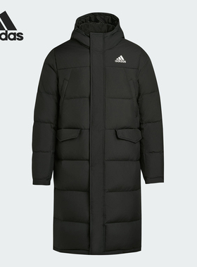 Adidas/阿迪达斯正品LONG DOWN PARKA男士保暖羽绒服KE5405