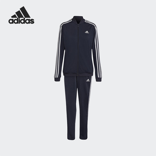 Adidas/阿迪达斯正品女士长袖夹克柔软长裤休闲套装H10155