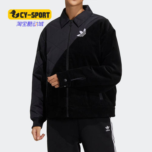 阿迪达斯女子连帽运动棉服