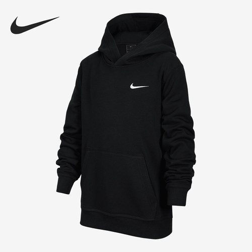 Nike/耐克正品TEAM CLUB大童套头连帽针织宽松卫衣IB8746-010