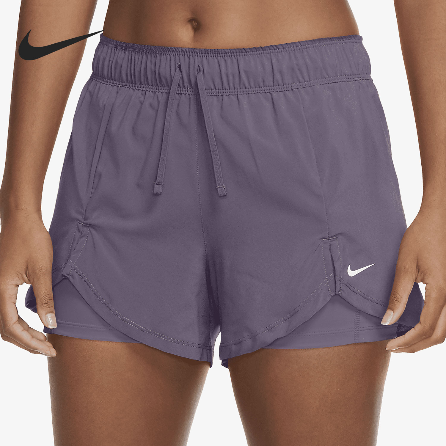 Nike/耐克正品 2-IN-1 SHRT 女子透气运动短裤 DA0454-574