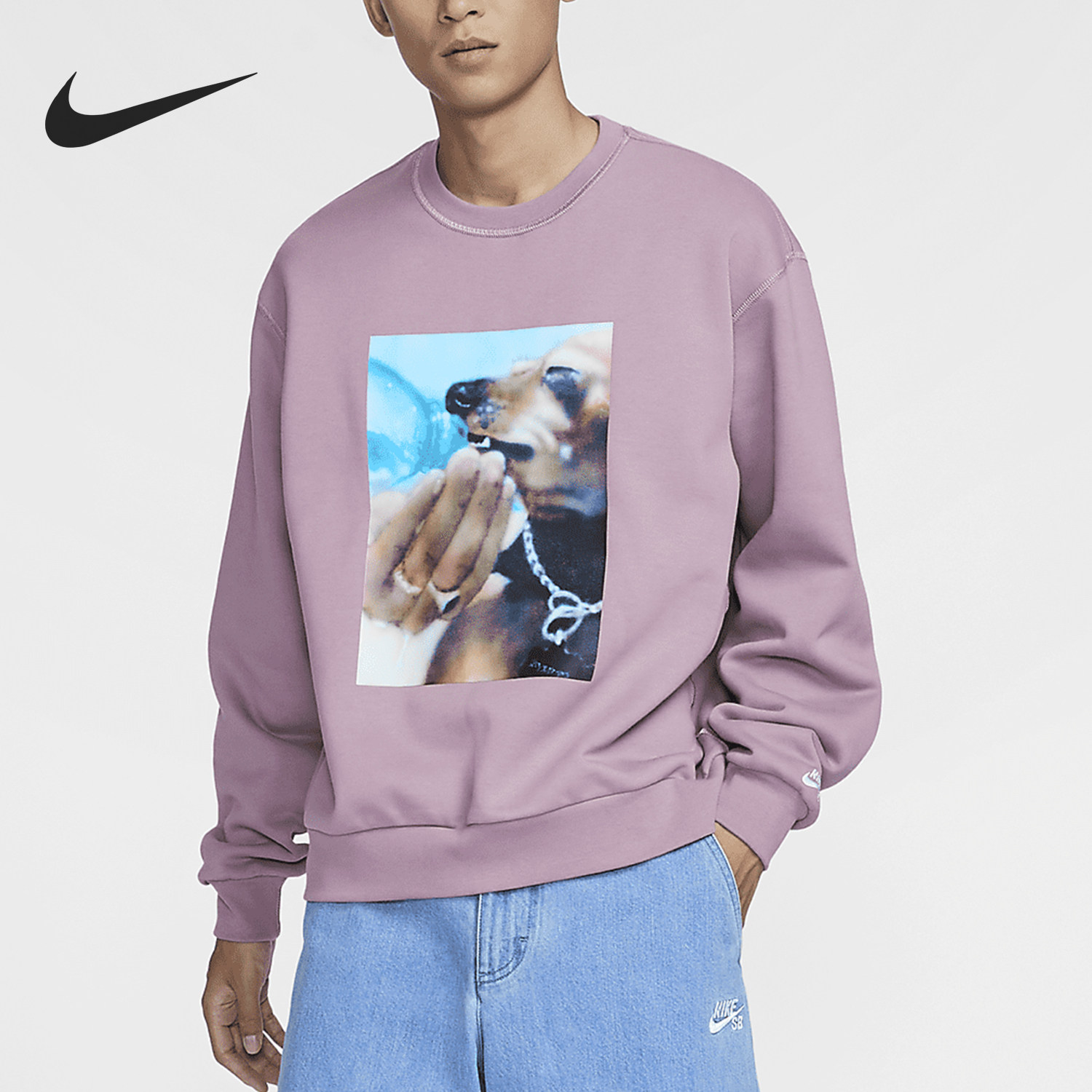 Nike/耐克官方正品当季新款男女同款针织卫衣套头衫HQ3038-523,运动服/休闲服装,运动卫衣/套头衫,淘宝优惠券,粉丝福利购,淘宝优惠卷