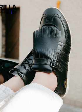 Adidas/阿迪达斯正品三叶草新款男女黑色经典休闲运动鞋KH8305