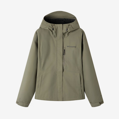 Columbia/哥伦比亚正品新款女士透气连帽防风冲锋衣WR0533397