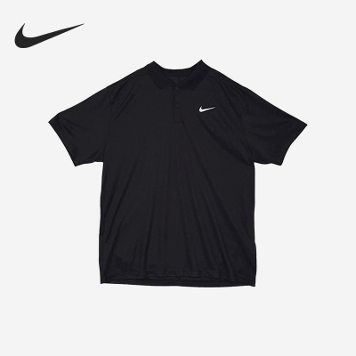 Nike/耐克正品Sportswear空新款黑色经典短袖POLO衫DD8373-010
