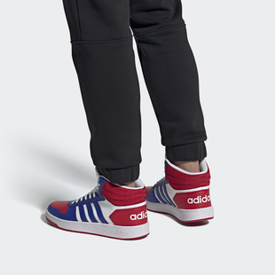 Adidas 新款 NEO男子皮面高帮运动休闲板鞋 FY8472 阿迪达斯正品