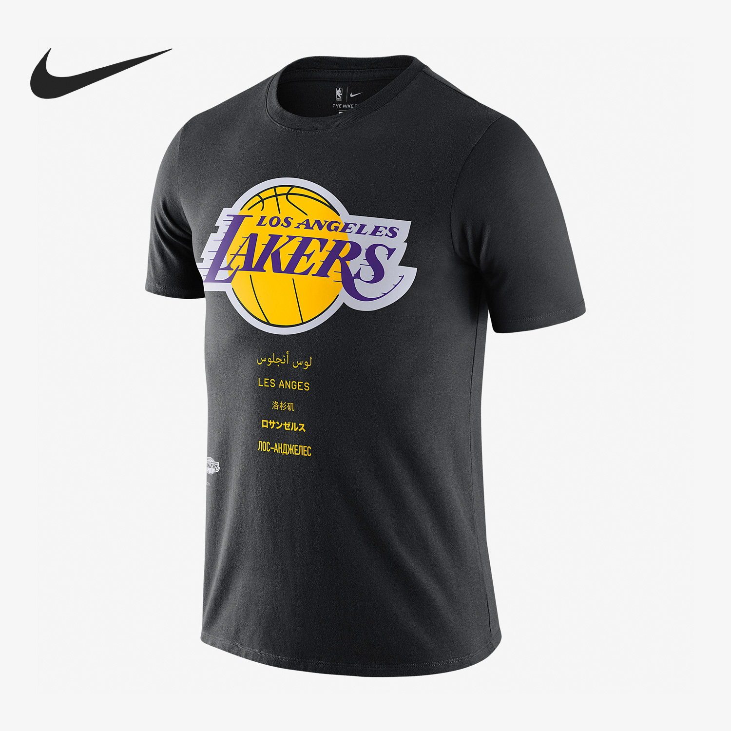 Nike/耐克正品男士LOGO字母标志圆领短袖T恤CK7962-010