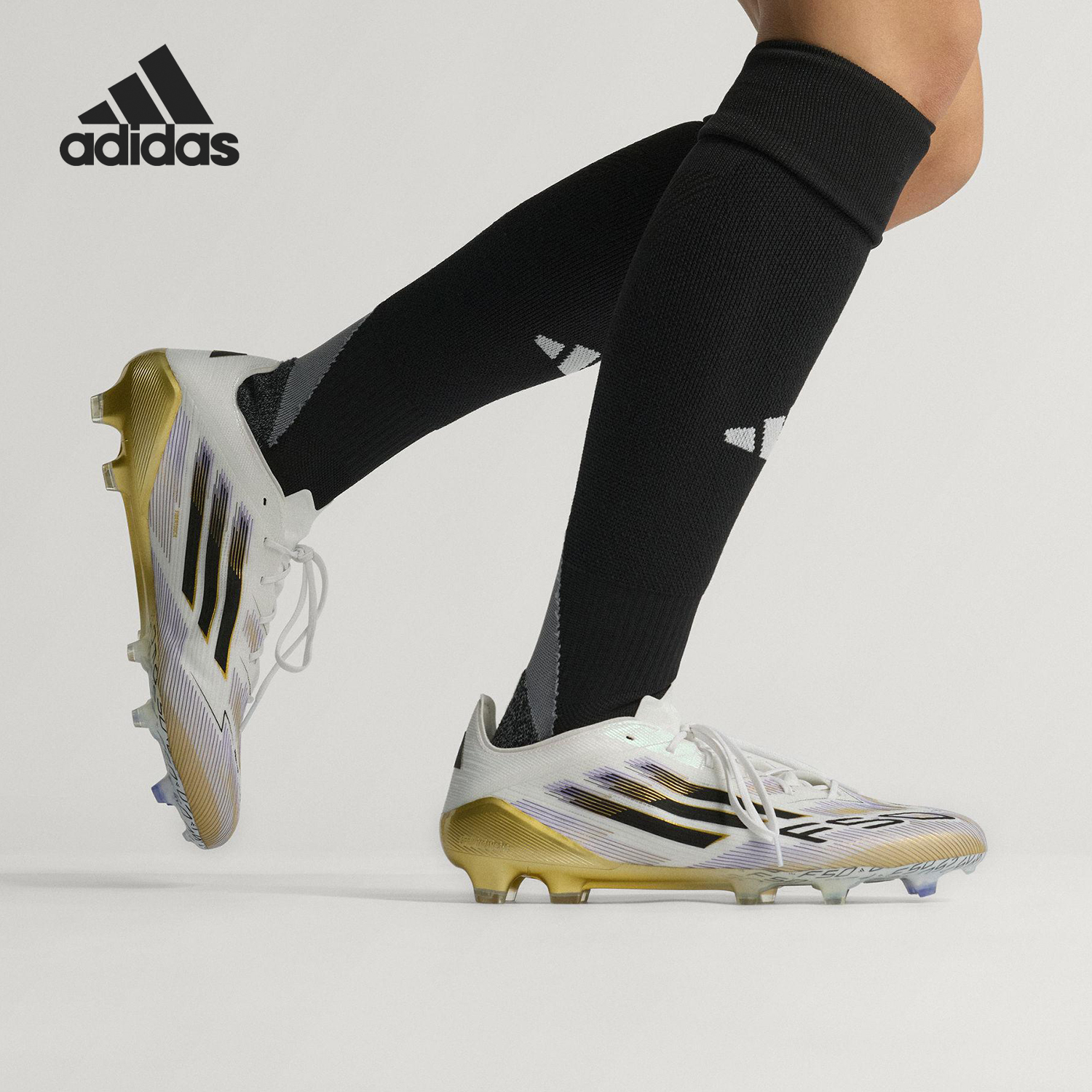 Adidas/阿迪达斯正品F50 ELITE男女低帮训练经典系带足球鞋JH7617