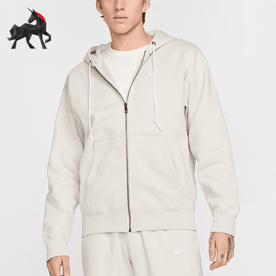 Nike/耐克正品Solo Swoosh男士加绒拉链连帽外套DR0403-072