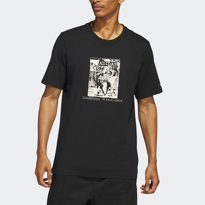 阿迪达斯正品短袖男子T恤