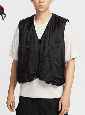 Nike/耐克正品JORDAN男士顺滑轻盈宽松经典梭织马甲HM4263-010