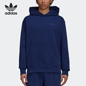 Adidas 阿迪达斯正品 三叶草菲董联名男女运动连帽卫衣H58301