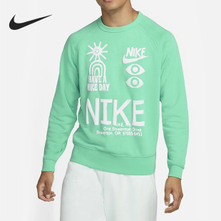 新款 Nike 耐克正品 当季 369 男子休闲运动宽松圆领卫衣DQ4170