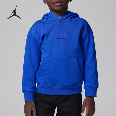 Nike/耐克正品JORDAN小童针织休闲套头连帽卫衣HQ7486-480