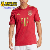 阿迪达斯正品 短袖 三叶草男士 修身 T恤JE6781 足球运动经典 Adidas