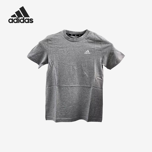 Adidas/阿迪达斯正品儿童宽松简约运动休闲套头短袖T恤IS2616