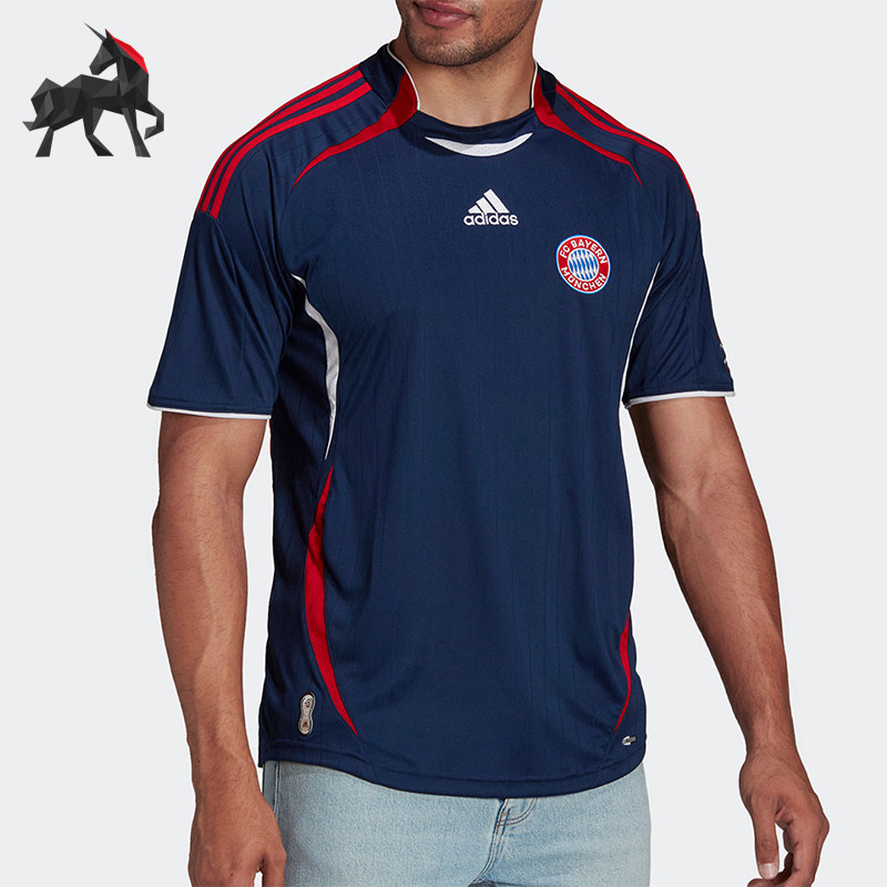 Adidas/阿迪达斯正品运动男士放复古干爽短袖足球百搭球衣H39911