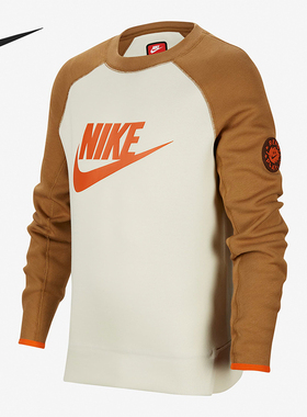 Nike/耐克正品新款大童圆领时尚运动休闲经典套头卫衣FV3999-020