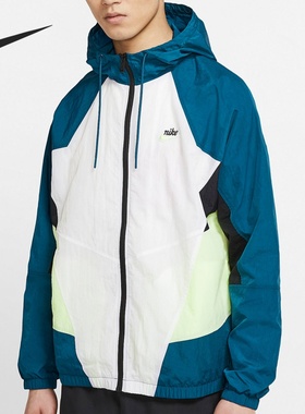 Nike/耐克正品新款男子梭织运动长袖复古拼色休闲夹克外套 CJ4359