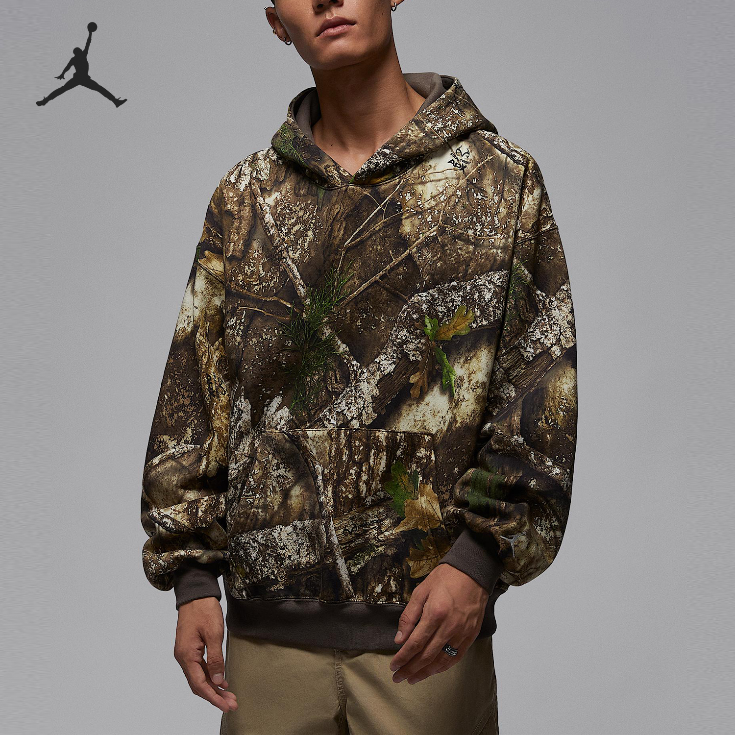 耐克男士连帽复古卫衣