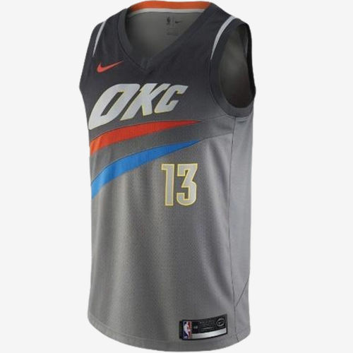 Nike耐克正品NBA保罗乔治男城市限定Swingman球衣篮球912134-041