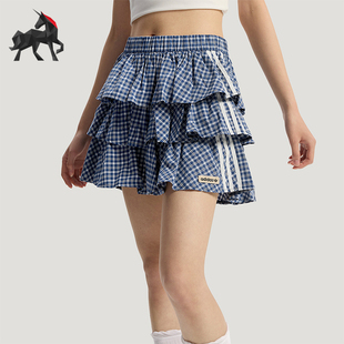 Adidas/阿迪达斯正品三叶草女士简约休闲经典复古潮流短裙KU9398