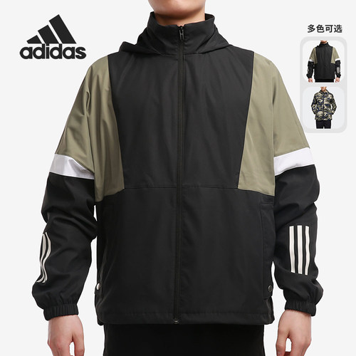 阿迪达斯男运动夹克外套