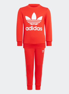 Adidas/阿迪达斯正品三叶草新款儿童男女运动两件套H25251