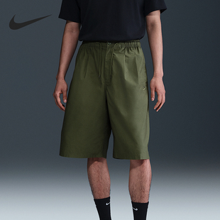款 222 Nike 2025夏季 宽松梭织户外短裤 HJ2541 经典 耐克正品 男士