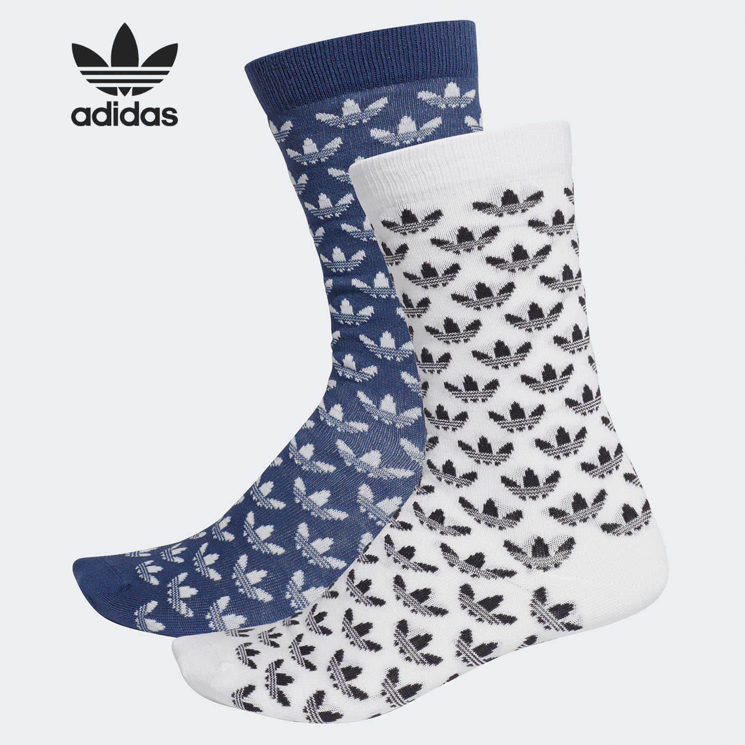 Adidas/阿迪达斯正品 三叶草 THIN CR SOCK GR男女运动袜 FM0679