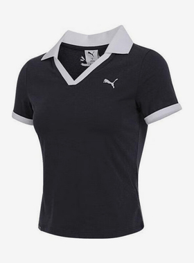 Puma/彪马官方正品W LATE ADD女士透气套头修身休闲短袖692774-16