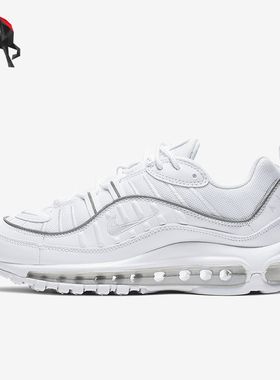 Nike/耐克正品Air Max 98 女士透气回弹简约运动跑步鞋AH6799-114