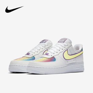 Nike/耐克官方正品男女空军一号炫彩轻便低帮休闲运动板鞋 CW0367