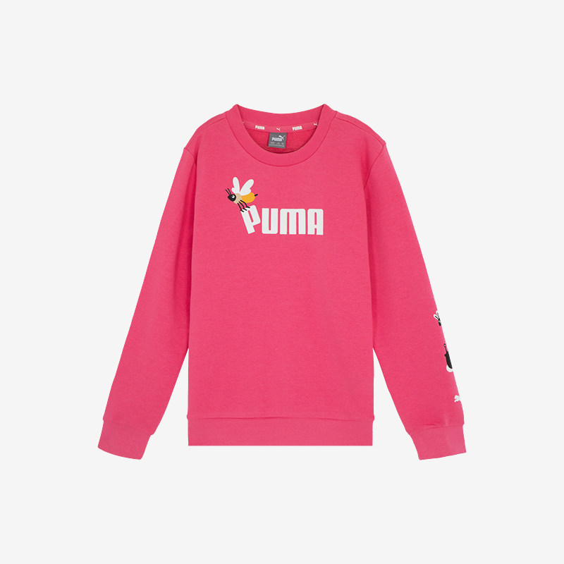 Puma/彪马大童圆领印花卫衣图片