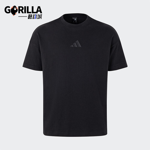 Adidas/阿迪达斯正品新款男士宽松运动训练休闲短袖JY8565