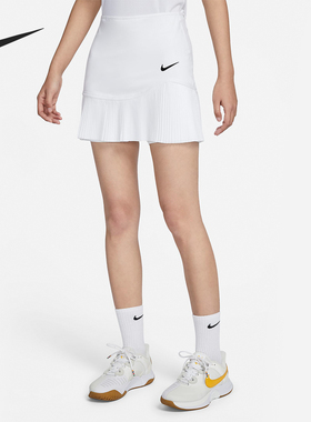 Nike/耐克官方正品Dri-FIT 女士网球运动透气半身裙FD6533-100
