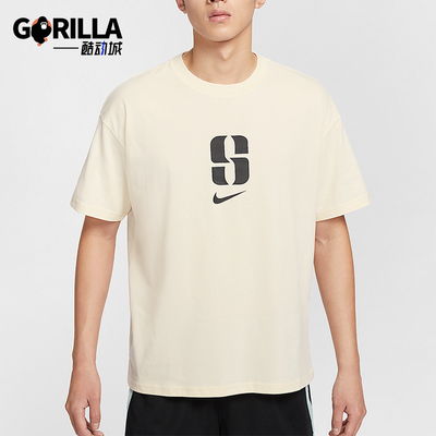 Nike/耐克正品2025男士休闲圆领套头印花透气篮球短袖IO4239-113