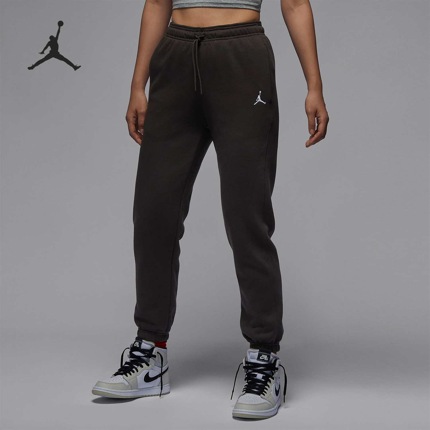 Nike/耐克正品Air Jordan女士加绒保暖休闲运动裤FN4495-220