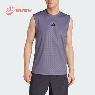 阿迪达斯正品 经典 POWER TOP男士 圆领复古背心JX6294 TANK Adidas