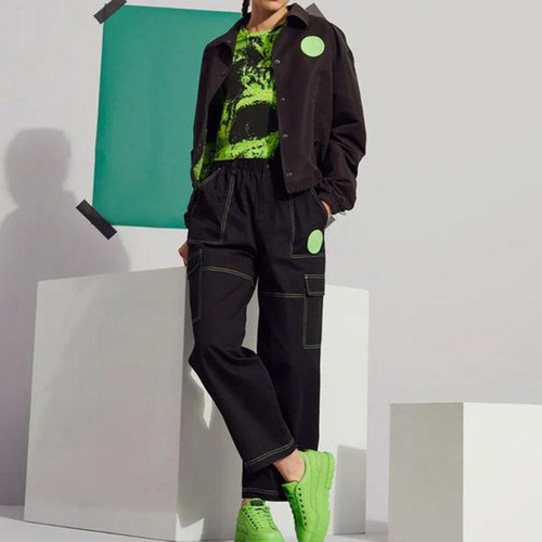 Puma/彪马正品SANTA CRUZ女士直筒工装休闲经典梭织长裤532248-01