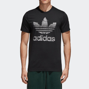 新款 秋季 休闲舒适潮流运动T恤CE2240 阿迪达斯正品 Adidas