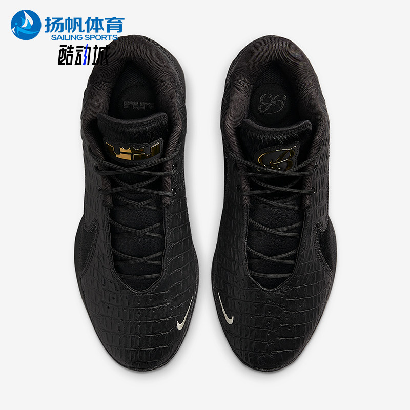 Nike/耐克正品JORDAN新款男黑金色实战赛场经典篮球鞋IB3865-001