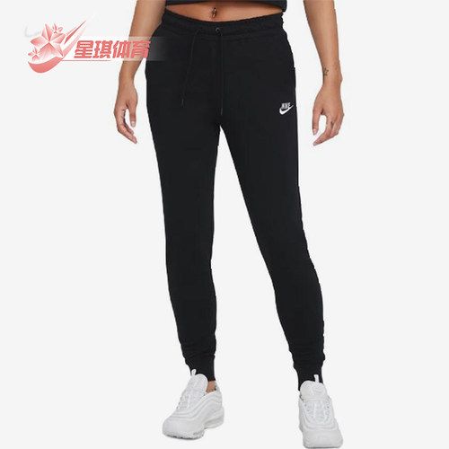 Nike/耐克正品新款女卡其色logo刺绣束脚运动长裤DJ8499-126