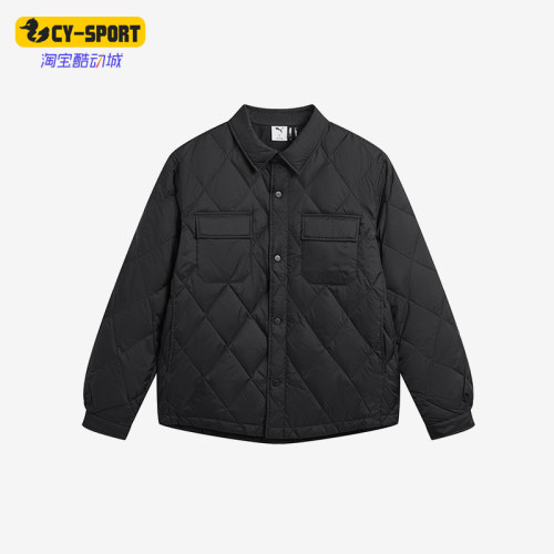 Puma/彪马正品WINTERIZED新款男黑色保暖轻盈经典羽绒服635761-01