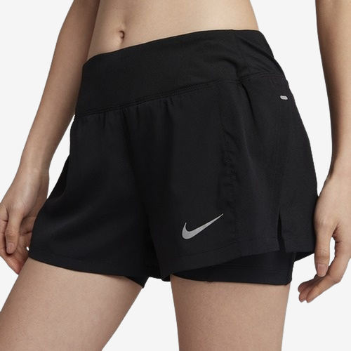 Nike耐克正品Eclipse 2-in-1女跑步轻便舒适运动短裤895814-010