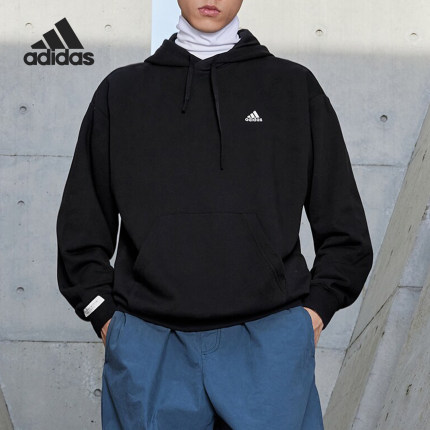 Adidas/阿迪达斯官方正品秋季男女针织连帽休闲运动卫衣IV7600