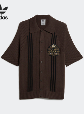 Adidas/阿迪达斯正品联名款男女针织运动短袖POLO衫IK9613