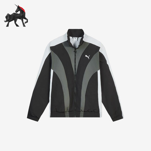 Puma/彪马正品T7Track夹克男防风立领梭织经典夹克外套638801-01